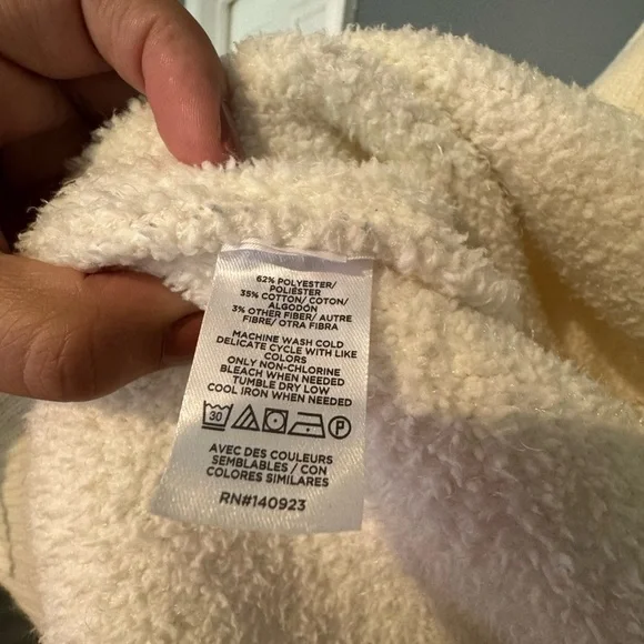 LOFT Women's Cream Cardigan Sweater - Picture 4 of 8